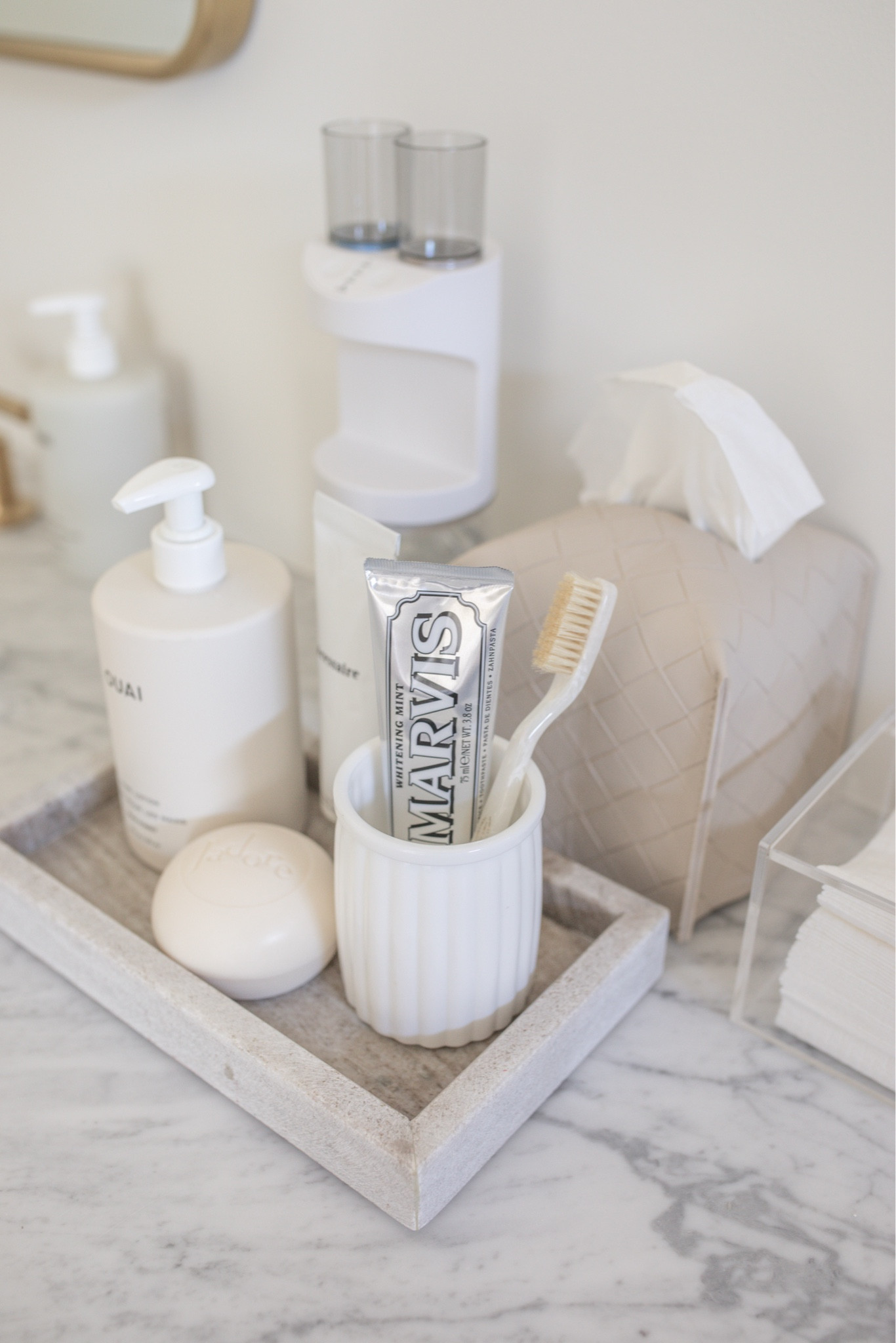  Bathroom vanity accessories 

Bathroom organization, target finds, target home, Amazon finds, Amazon home, marble tray, tissue box cover 

#LTKhome #LTKfindsunder100 #LTKfindsunder50