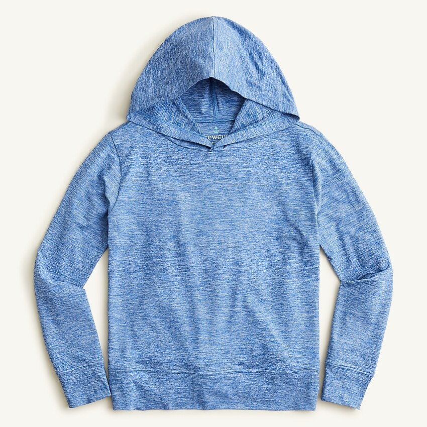 Boys' long-sleeve active hooded T-shirt | J. Crew US