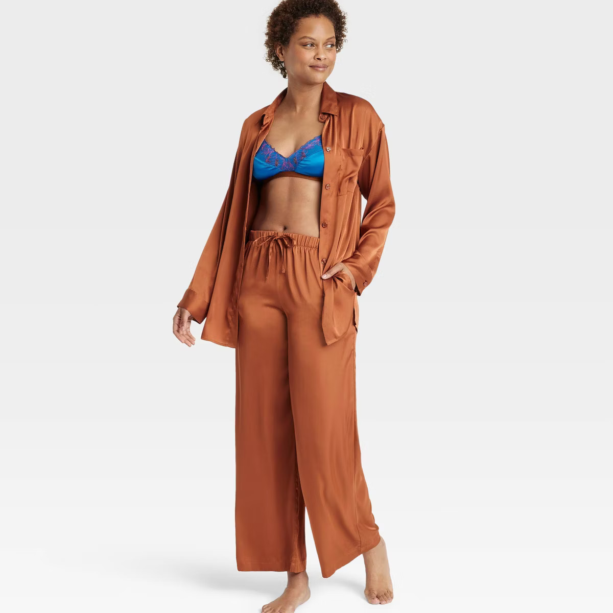 Women's Satin Pajama Pants - Stars Above™ | Target