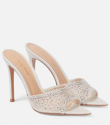 Rania mesh and leather mules | Mytheresa (US/CA)