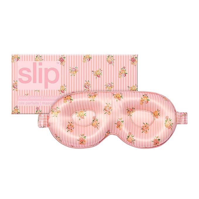 Slip Silk Contour Sleep Mask - Petal (One Size) - 100% Pure Mulberry 22 Momme Silk Eye Mask - Com... | Amazon (US)