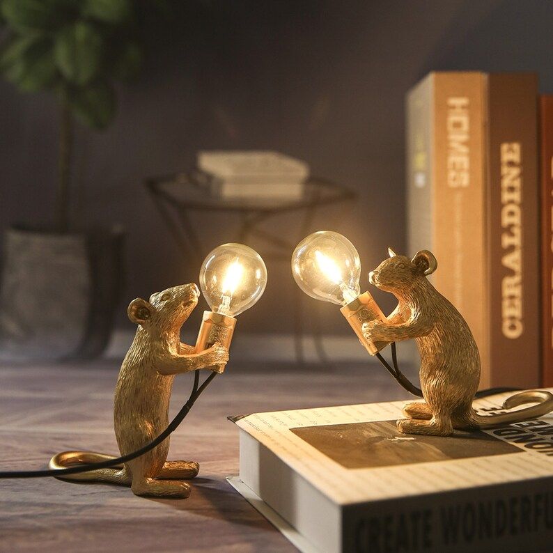 Mouse Lamp, Rat Lamp, Desk Lamp, Design Mouse Lamp, Mice Lamp, Study Room Lamp, Room Decoration, ... | Etsy (US)