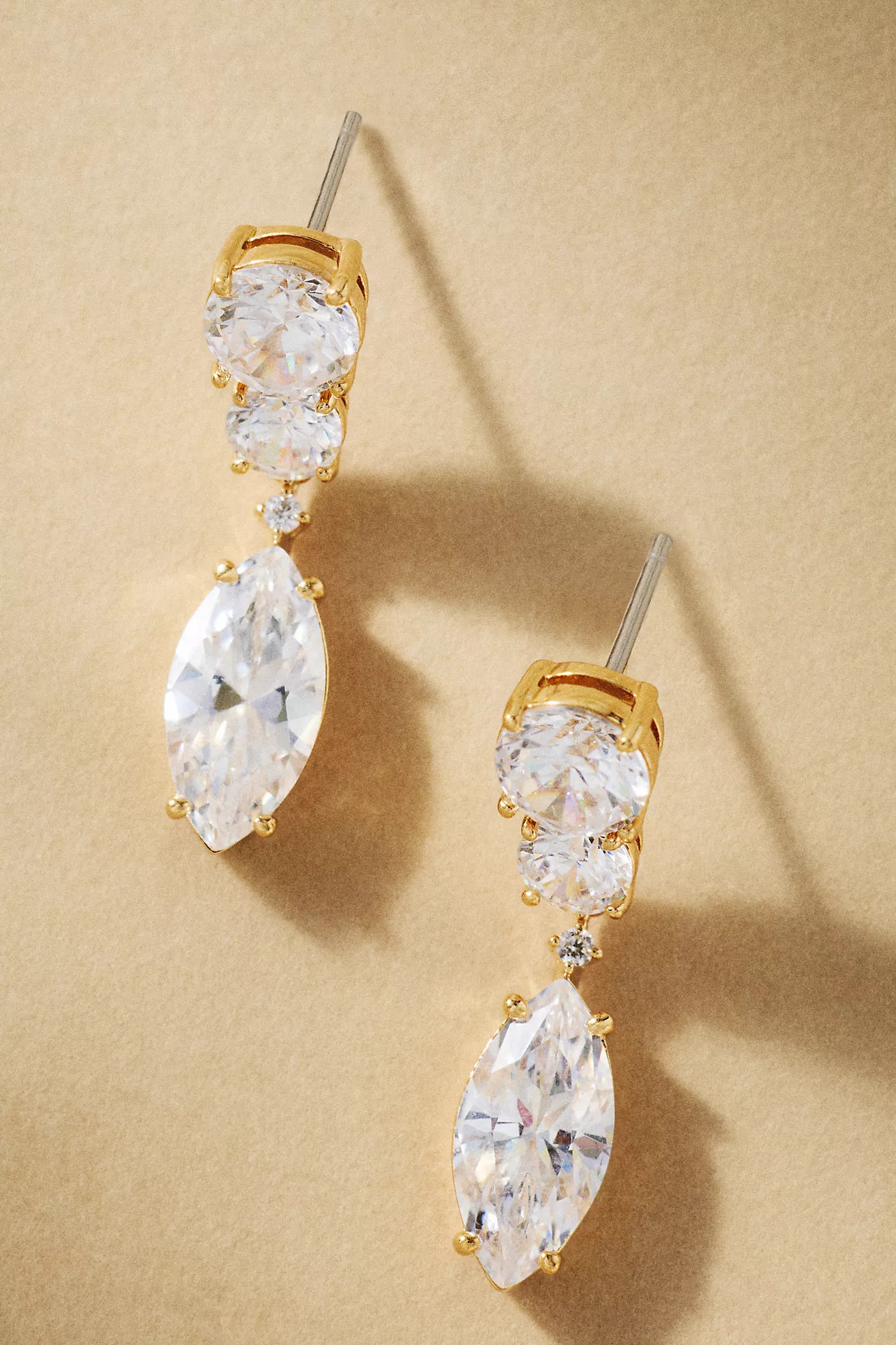 NADRI Everleigh Marquise Crystal Drop Earrings | Anthropologie (US)