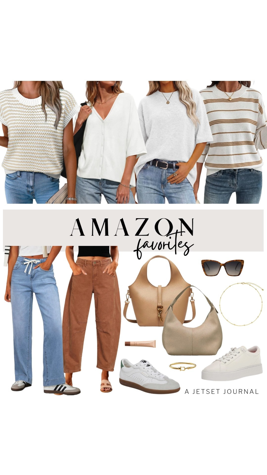 Can't go a week without checking the Amazon Favorites! On this week's list are trendy tops from Dokotoo and ANRABESS. I also love these stylish barrel jeans. Another great find is a pair of platform slip-on sneakers from Roxy that go easily with my style. I am obsessed with these!


#LTKSeasonal #LTKSaleAlert #LTKTravel 

 