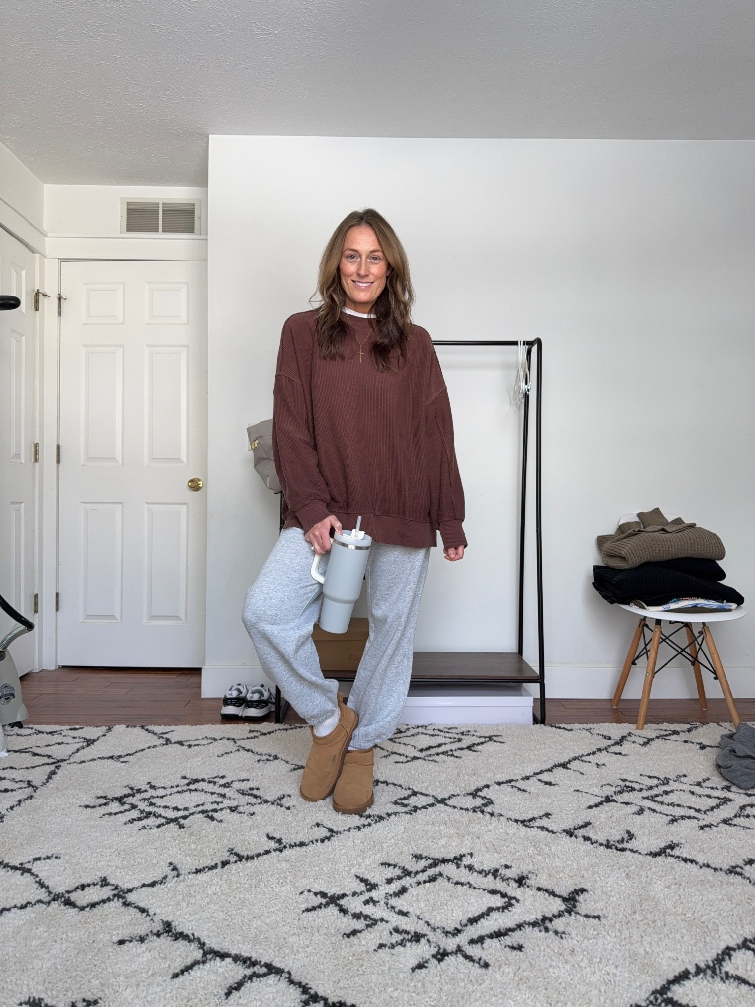 12/8/25 ✨ Sweatpants are a medium.

Everyday outfits. Easy outfits. Easy outfit ideas. Neutral basics. Fall outfits. Fall outfit idea. Casual outfits. Basic mom outfit. Casual outfit idea. Casual outfit. Everyday outfit. Mom outfit. Street style. Casual mom outfit. Amazon fashion. Sports mom outfits. Sports mom outfit idea.

#LTKootd #LTKOver40 #LTKgrwm