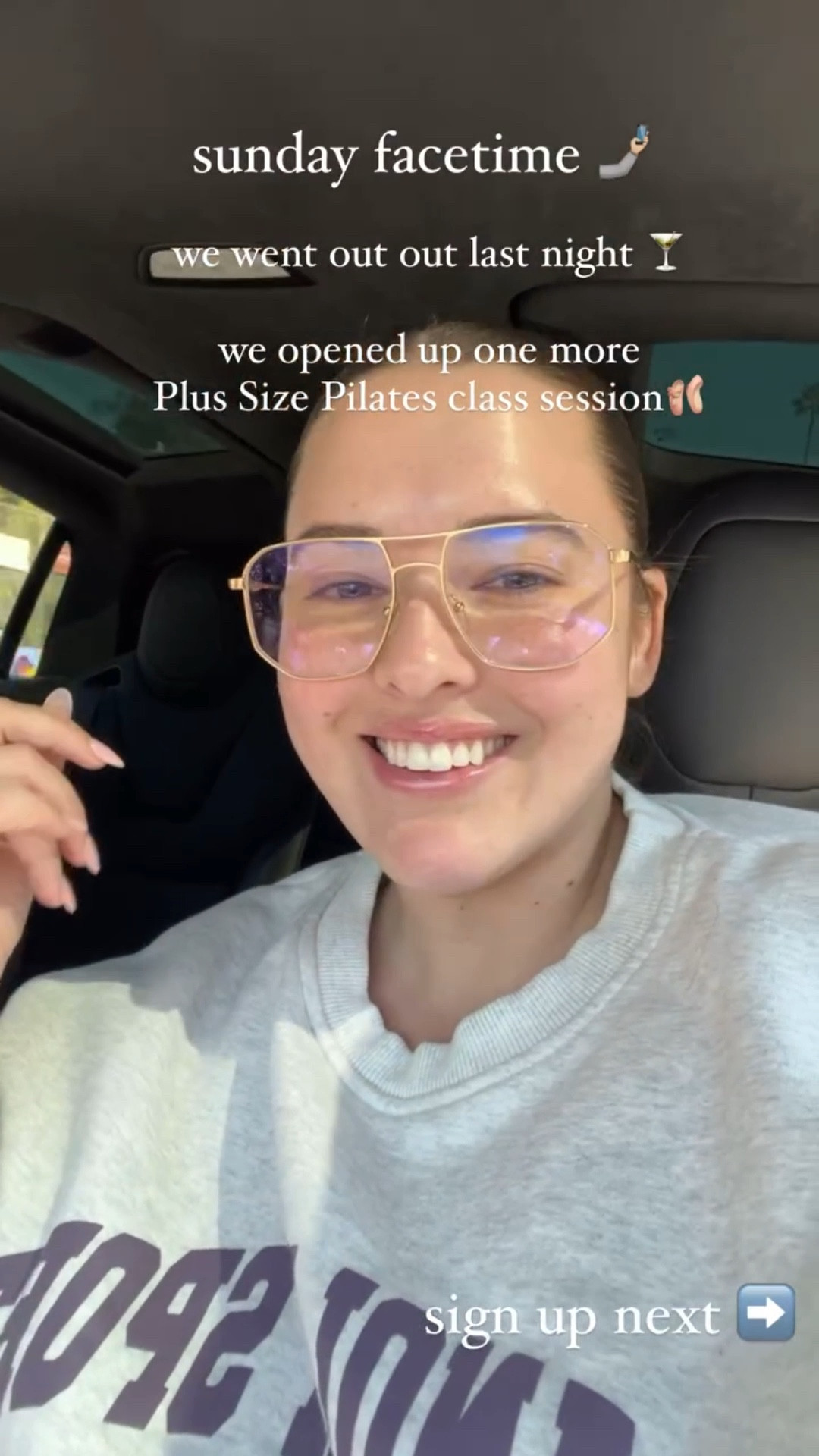 sunday facetime 🤳🏼 we went out out last night 🍸

Blue light glasses, spring outfit, skincare

#LTKBeauty #LTKStyleTip #LTKPlusSize