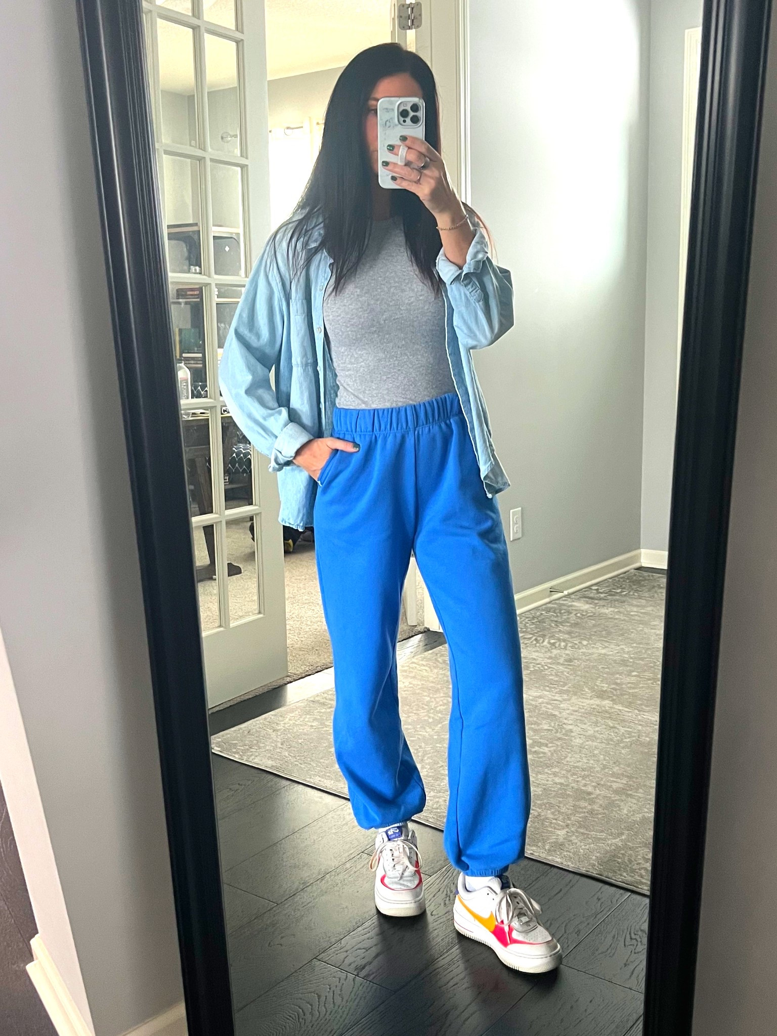 I’ve worn these sweatpants at least twice a week every week since I got them. 😊😊 

Just the perfect fit, cinched ankles, drawstring waist. They come in basic black and grey, as well as pink and a few different blues. On sale 30% off right now, making them less than $25! 👏🏼 

#LTKActive #LTKootd #LTKSaleAlert