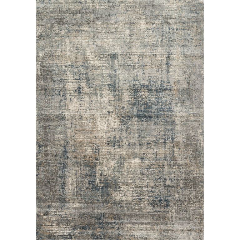 Loloi Teagan Denim / Slate 6'-7" x 9'-2" Area Rug | Walmart (US)