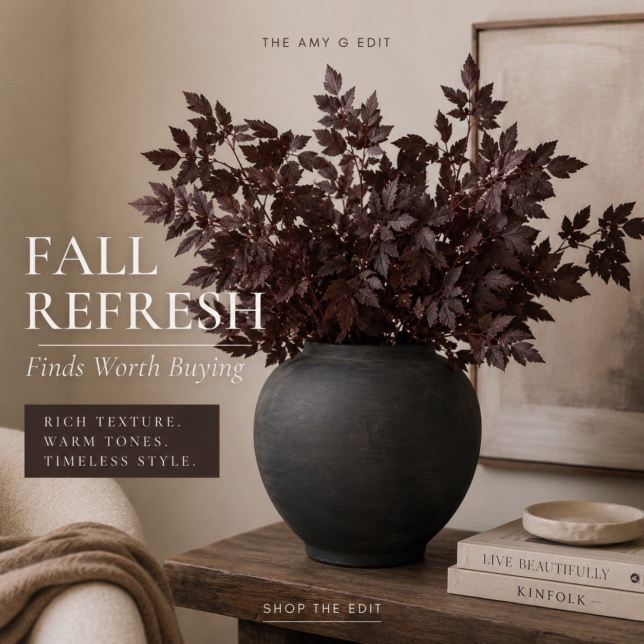 I bought these stems last fall and am about two weeks away from pulling them back out! (Not completely ready for fall just yet but the internet seems to be. 😂) worth the buy! Link in bio or DM me for details.

#LTKHome