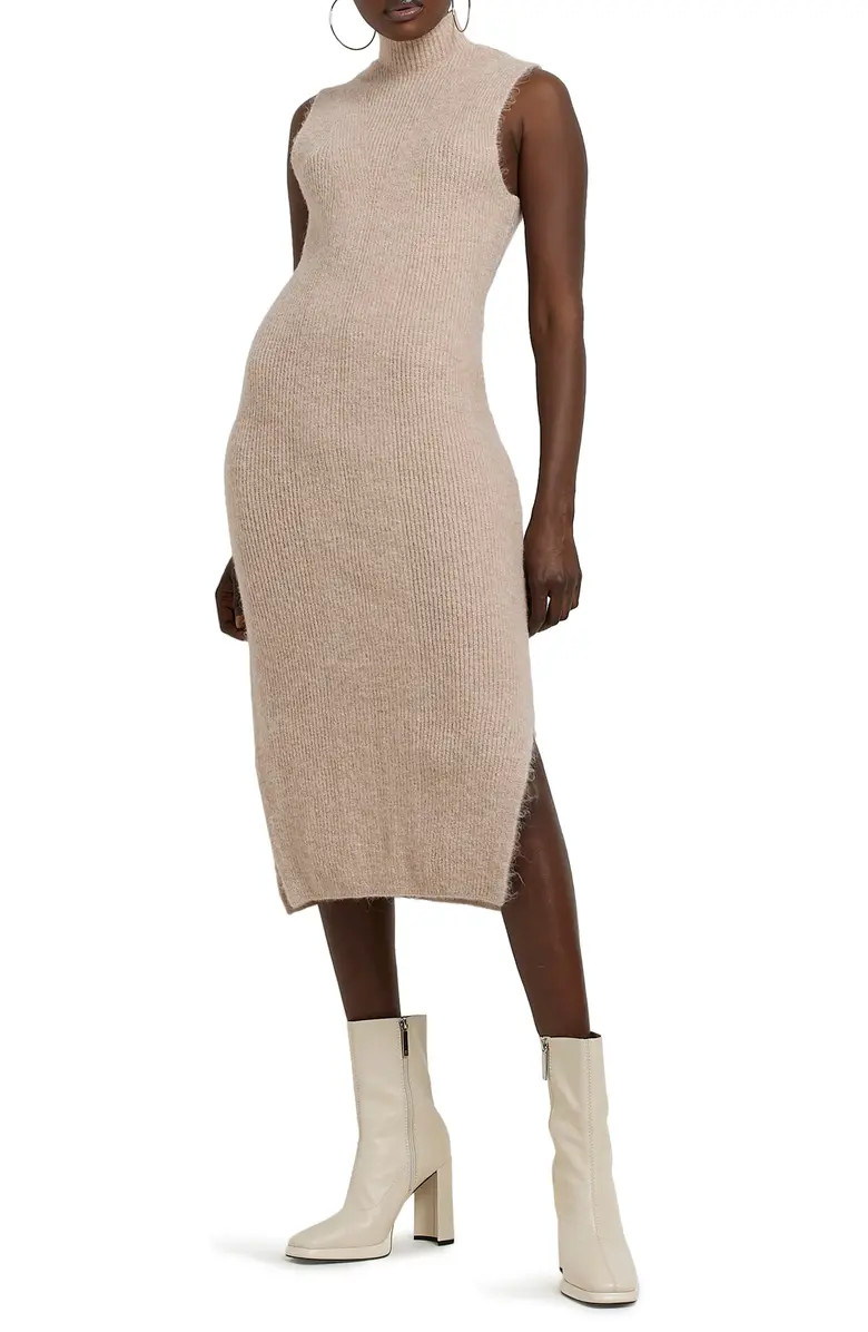 River Island Sleeveless Midi Sweater Dress | Nordstrom | Nordstrom