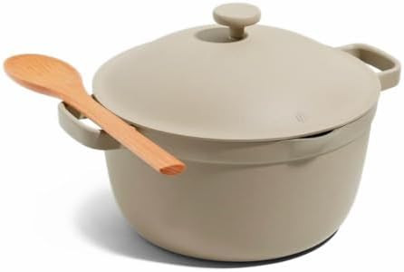 Our Place Perfect Pot - 5.5 Qt. Nonstick Ceramic Sauce Pan with Lid | Versatile Cookware for Stov... | Amazon (US)