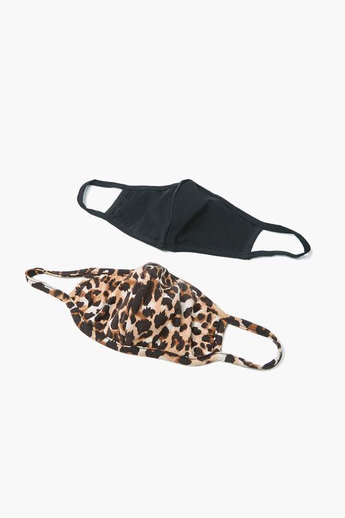 Leopard Print Face Mask Set | Forever 21 (US)