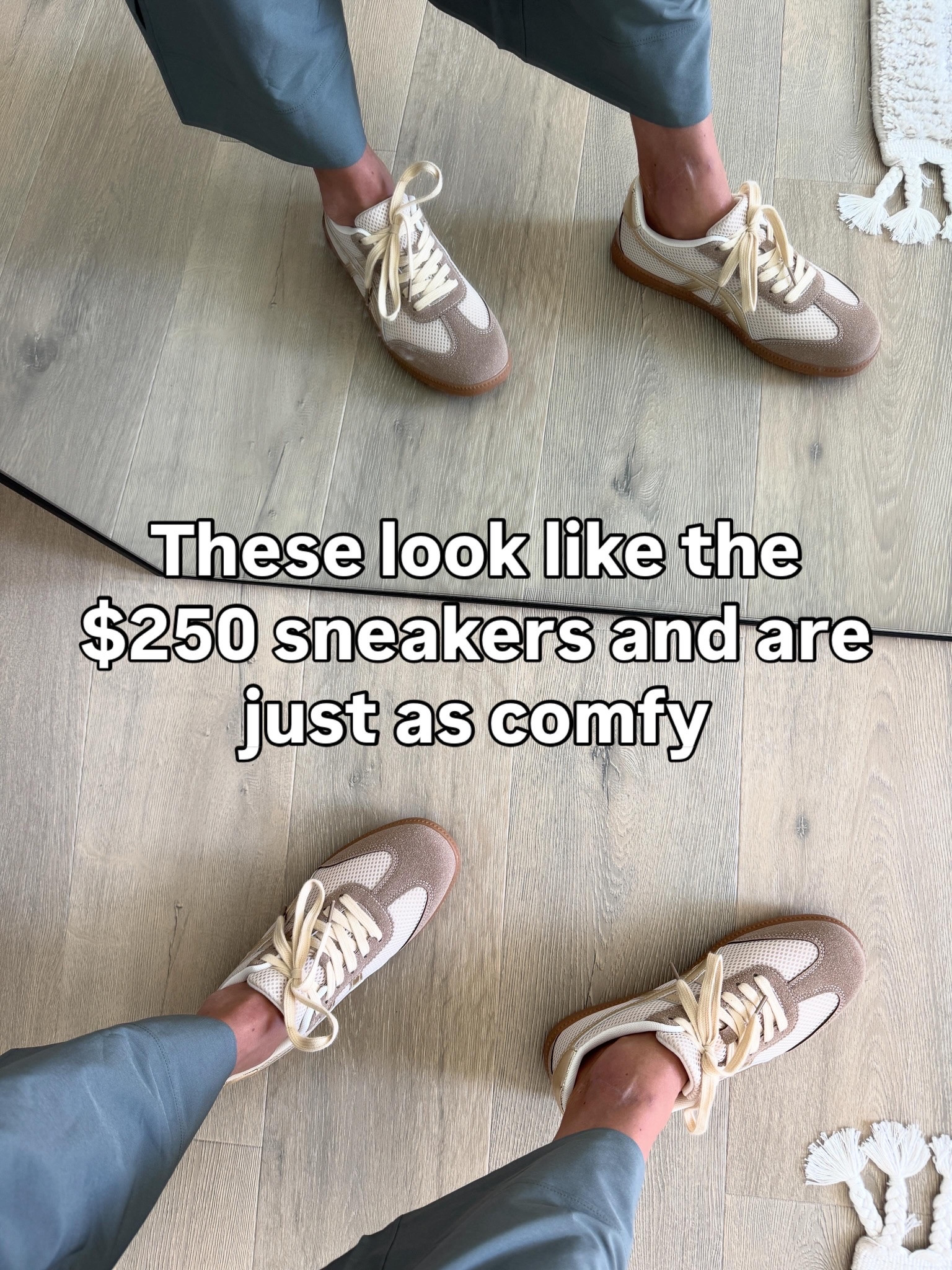 These sneakers give major designer vibes without the designer price tag. They seriously look so similar to the viral $250 pair and they’re insanely comfortable for everyday wear. Perfect with leggings, denim, dresses, airport outfits, and casual mom style looks.

#sneakerstyle #affordablefashion #viralfinds #everydayshoes #casualstyle #amazonfashionfinds #targetstyle #momstyle #neutralstyle #streetstyle #airportoutfit #capsulewardrobe #trendingfashion #everydayoutfit #comfystyle

#LTKSeasonal #LTKmomlife #LTKootd