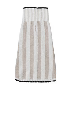 Barefoot Dreams CozyChic Cotton Classic Stripe Pet Sweater in Oatmeal & Cream from Revolve.com | Revolve Clothing (Global)