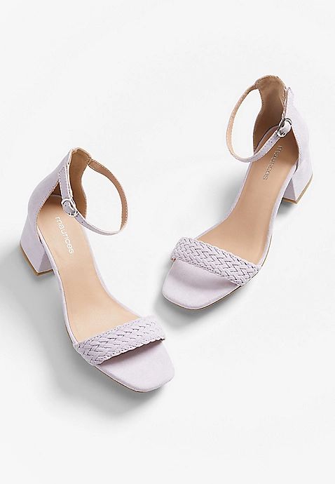 Roxy Lilac Braided Strap Heel | Maurices