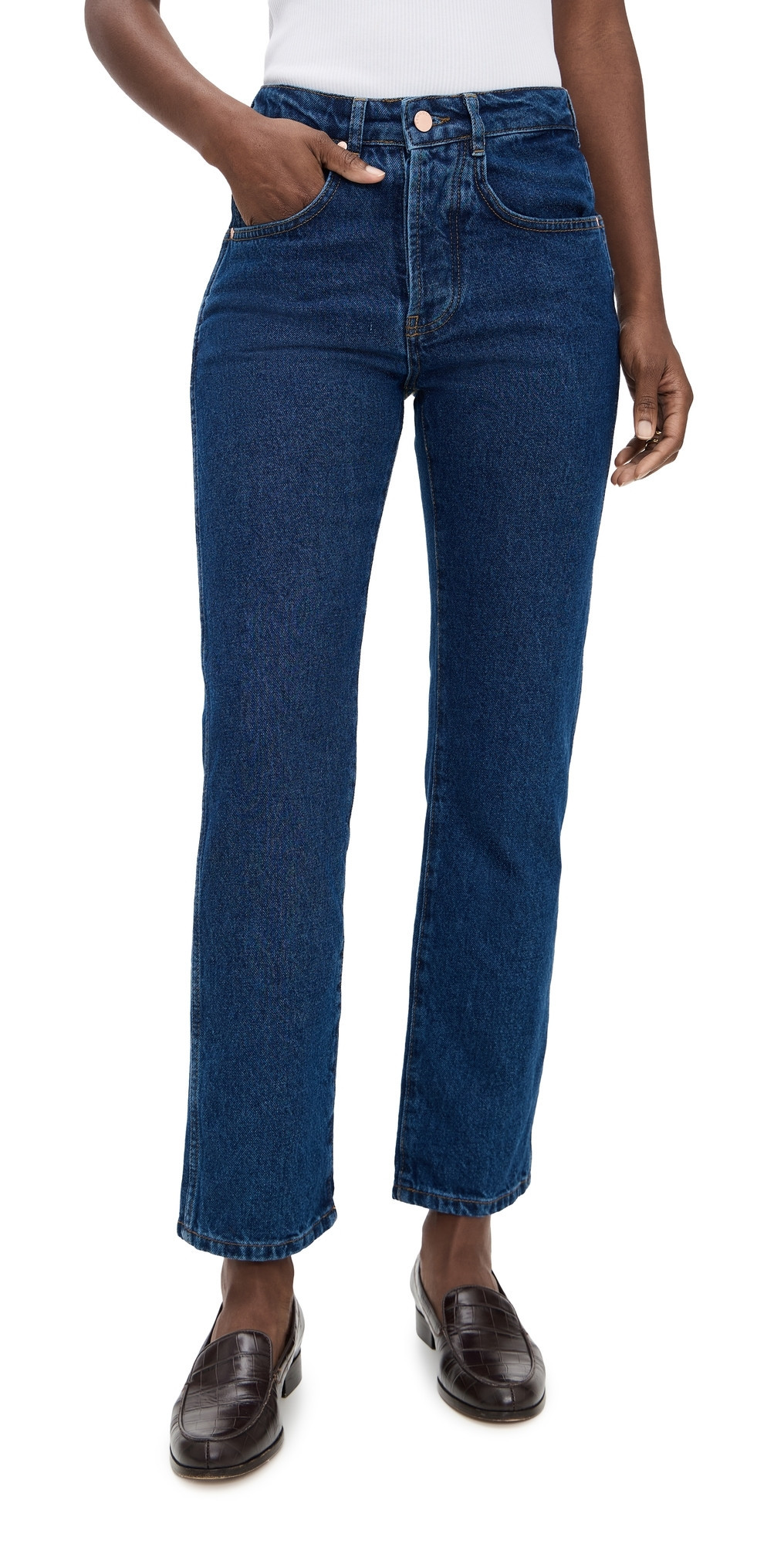 Renggli Straight Jeans Deep Indigo 34 | Shopbop