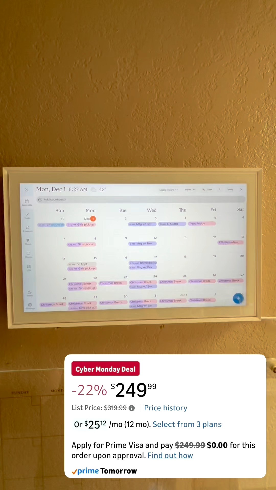 Our Skylight Calendar is on sale for Cyber Monday!! We love using this! It has chore charts for your kids, photos and meal planning too! 10/10 recommend especially while it’s on sale! 

Cyber Monday, Amazon, sales, gift ideas, holiday

#LTKSaleAlert #LTKmomlife #LTKGiftGuide