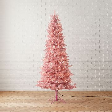 Pink Tinsel Tree | West Elm (US)
