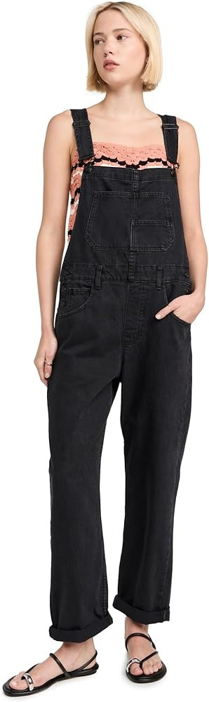 Free People Women's Ziggy Denim Overalls | Amazon (US)