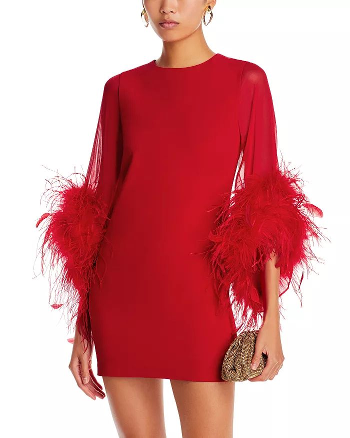 Izola Feather Cuff Mini Dress - 100% Exclusive | Bloomingdale's (US)