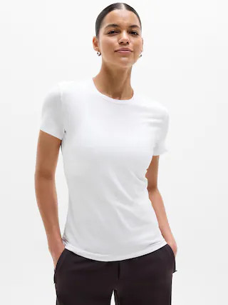 Foundation Slim Tee | Athleta