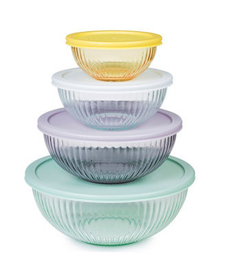 Kitchen 4-Pc. Glass Mixing Bowl Set | Macy's