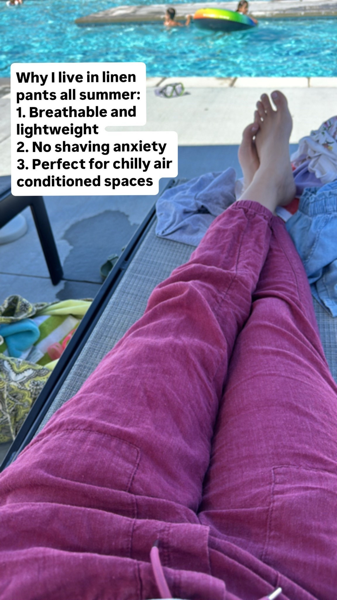 Get yourself linen pants for summer. The epitome of comfort! Like sweats for hot days! 

#LTKSummerEdit #LTKStyleTip #LTKSeasonal