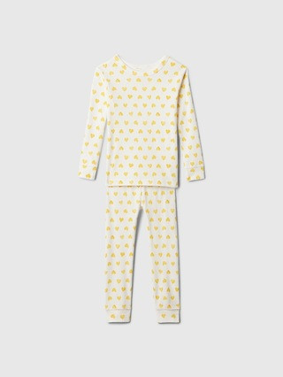 babyGap 100% Organic Cotton Heart PJ Set | Gap Factory