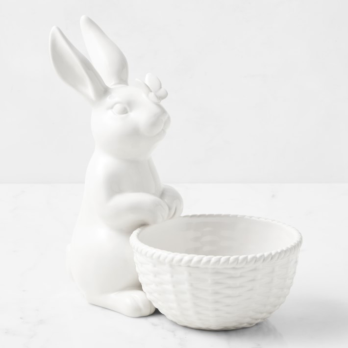 Sculptural Bunny Bowl with Butterfly | Williams-Sonoma