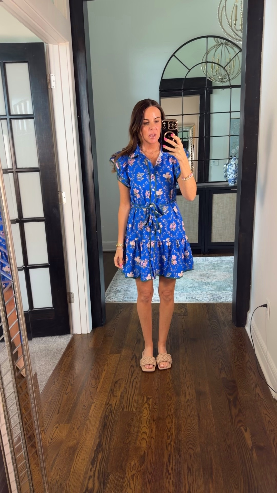 Floral dress from Amazon! 
Farm Rio 
Summer dress 
Wedding guest dress

#LTKootd