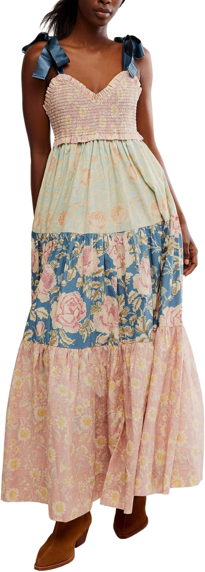 Free People Women's Bluebell Maxi | Amazon (US)