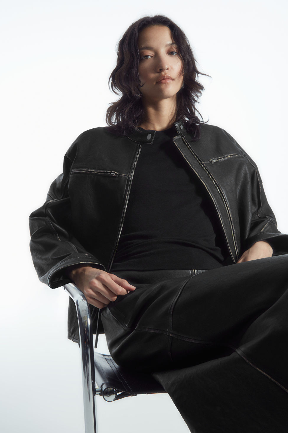 LEATHER MOTO JACKET | COS (US)