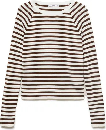 MANGO Raglan Sleeve Cotton Blend Sweater | Nordstrom | Nordstrom