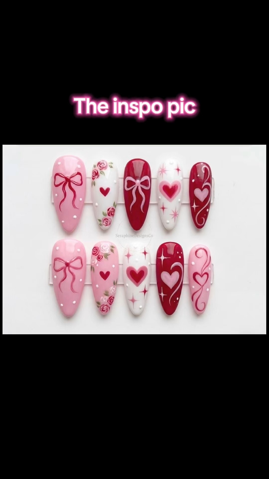 Valentine's Day inspired nails by @itshayleykayy

I'm absolutely obsessed with how these Valentines Day inspired nails turned out ❤️🫶🏻
#valentinesnails##nailart##h eartnails##pinknails

#LTKValentine #LTKmomlife #LTKOver40