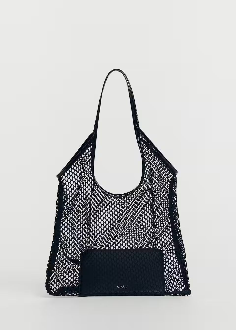 Mesh pattern shopper bag -  Women | Mango USA | MANGO (US)