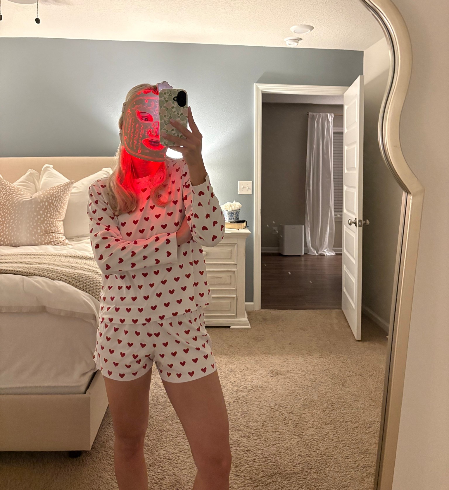 Lake pajamas!! My favorite pjs to wear!! Red light mask is Skin Haven! 

#LTKselfcare