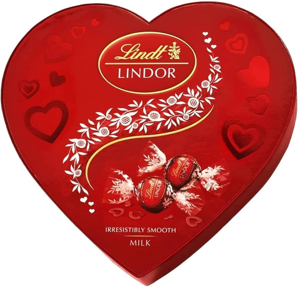 Her Flavour Lindt Lindor Milk Chocolate Heart Gift Box | Heart Chocolates | Chocolate Dates | Cho... | Amazon (UK)