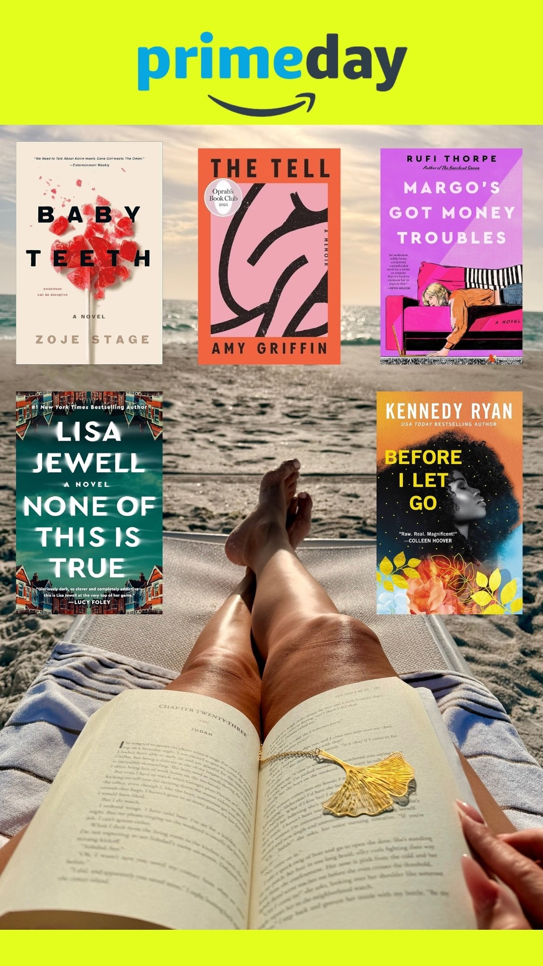 Prime Day is the perfect excuse to stock up on your next great read 📚

Sharing some of my favorite Amazon book finds✨