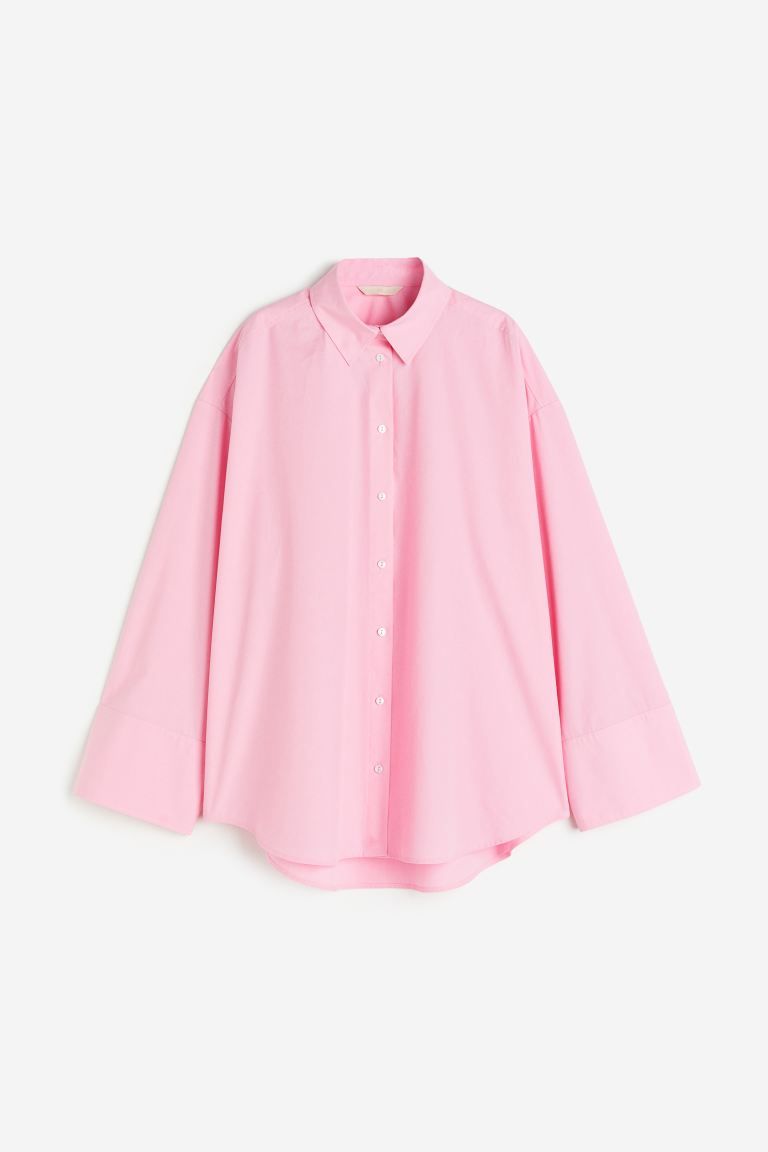 Oversized Cotton Shirt | H&M (US + CA)