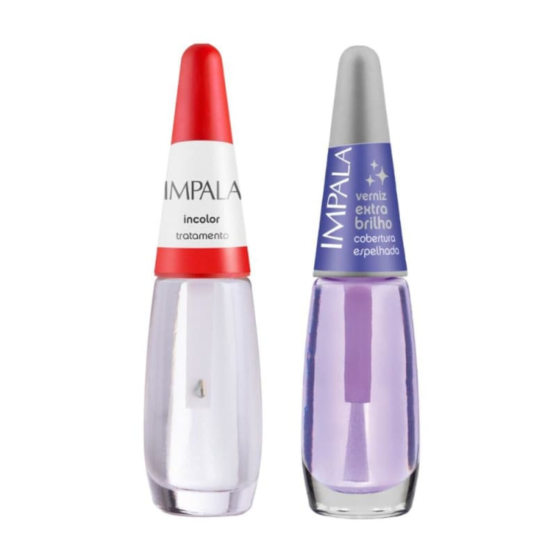 Kit Esmalte Impala Base + Extra Brilho 7,5ml | Beleza Na Web (BR)