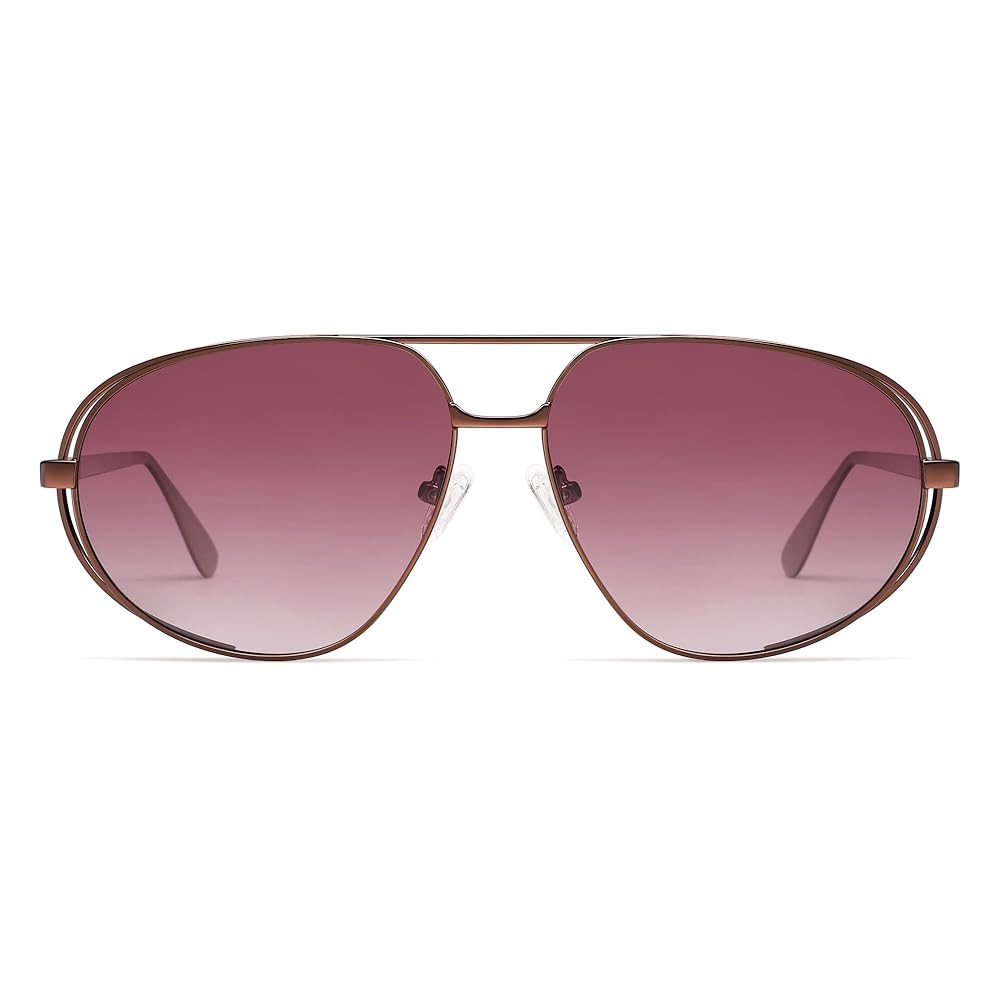 VANLINKER Retro Polarized Aviator Sunglasses for Women Men Classic Trendy Driving Sunglasses Desi... | Amazon (US)