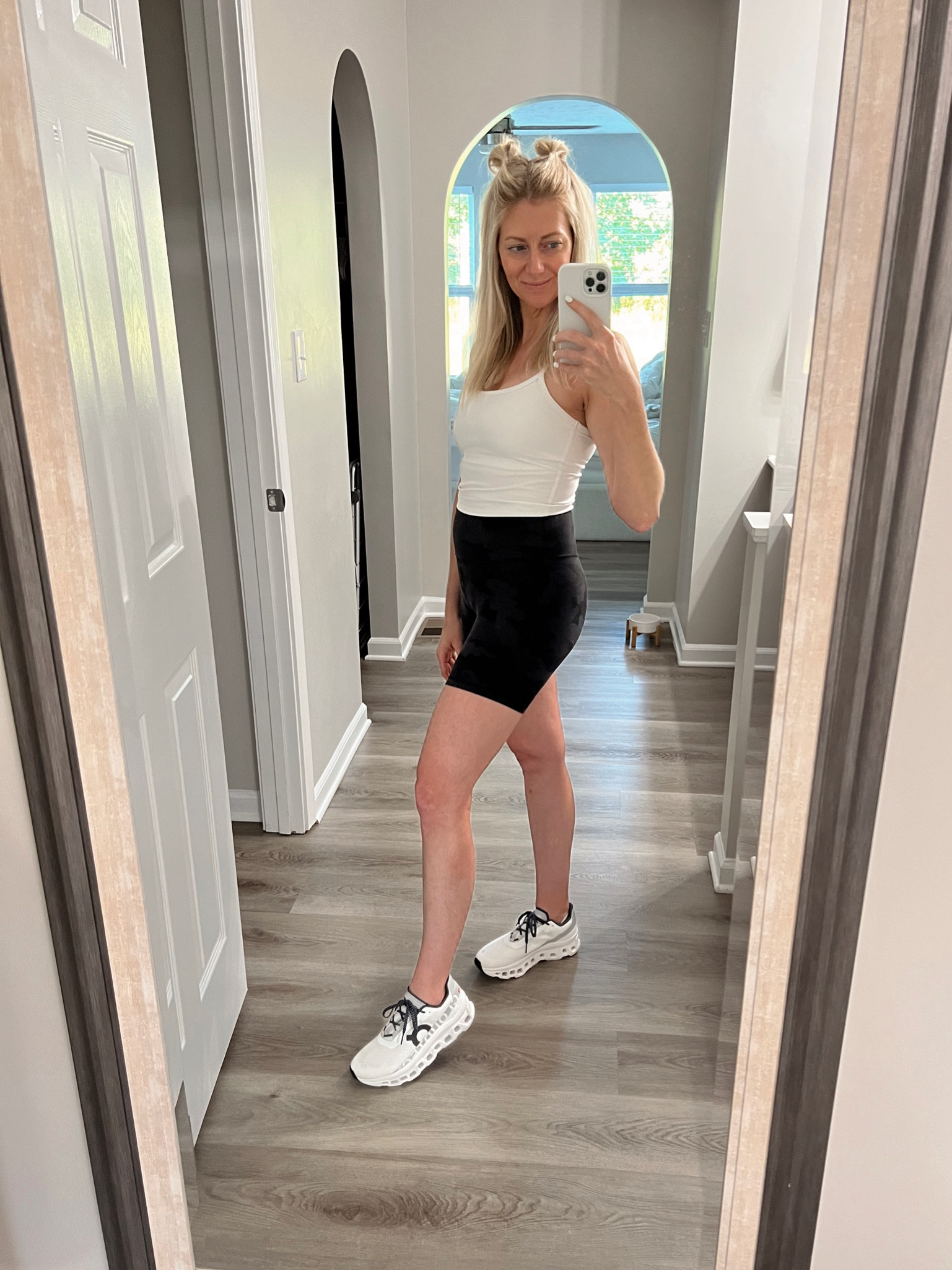 Okay I get the hype about the On Cloudmonster sneakers. 🙌🏼🤗 so cushy and comfy and so so cute!!!😍

Cloudnova
Cloudswift
Cloudform
Running shoes 
Workout shoes
Cropped tank
Lululemon biker shorts
Align
Bombas
Workout outfit #LTKxNSale #LTKFitness

#LTKshoecrush