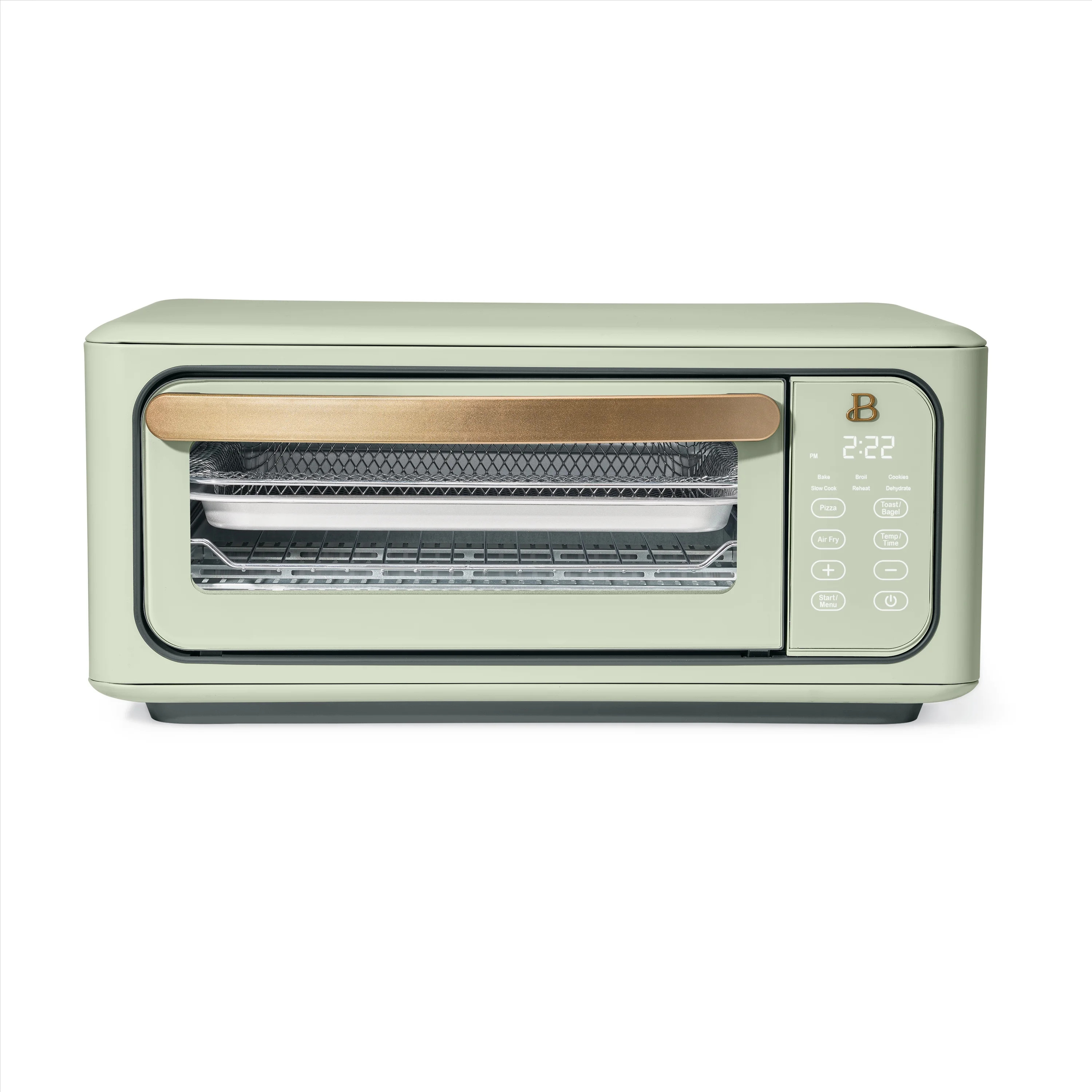 Beautiful Infrared Air Fry Toaster Oven, 9-Slice, 1800 W, Sage Green by Drew Barrymore - Walmart.... | Walmart (US)