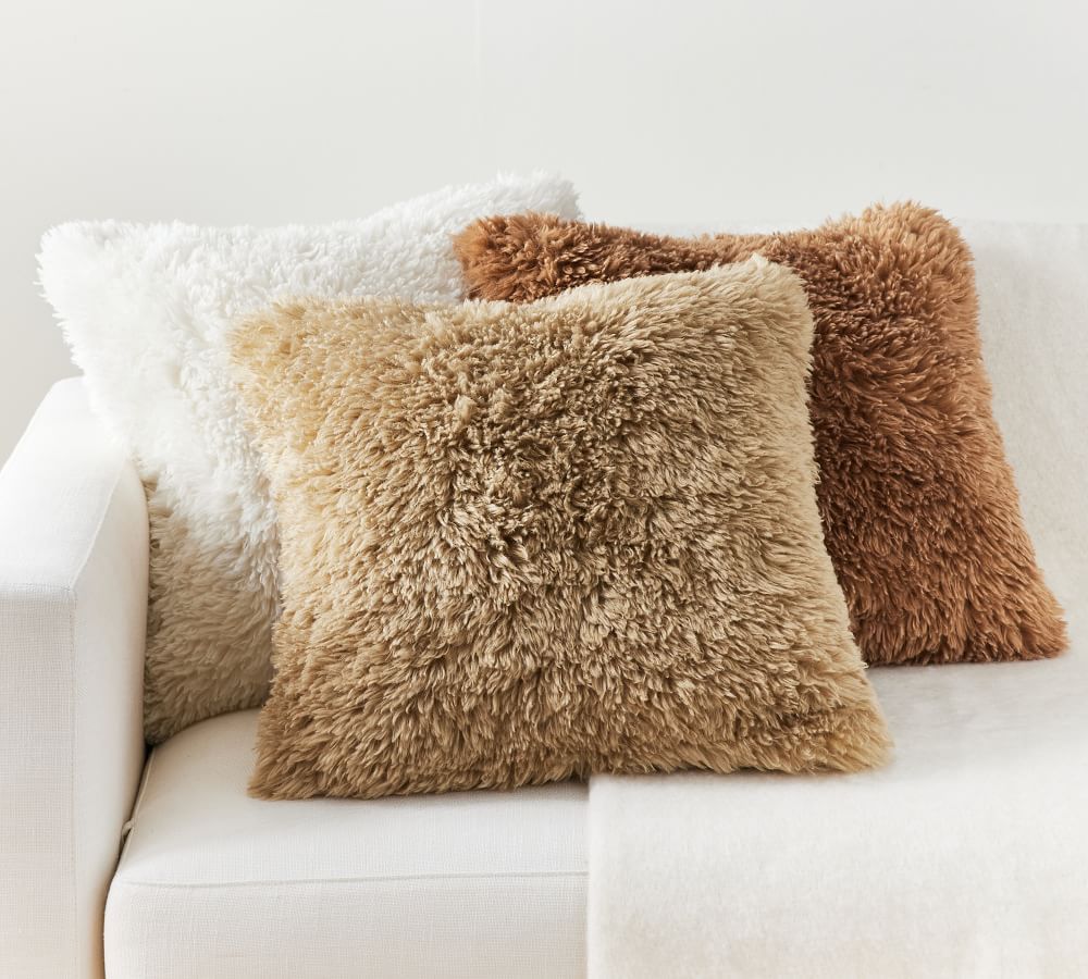Dream Faux Fur Pillow Cover | Pottery Barn (US)