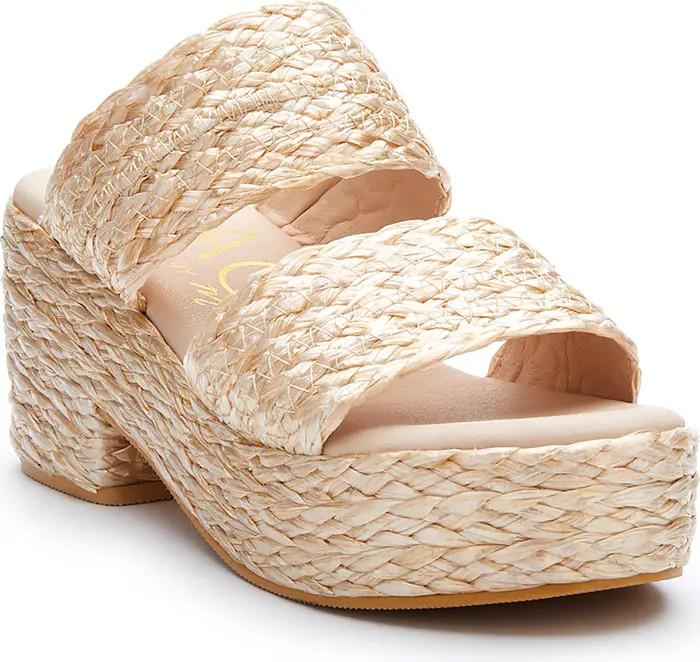 Ocean Ave Espadrille Platform Slide Sandal | Nordstrom
