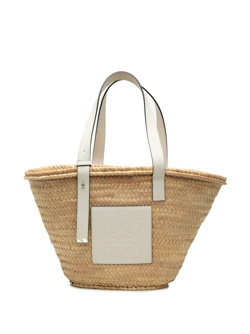 2021 Medium Raffia Anagram Basket tote bag | Farfetch Global