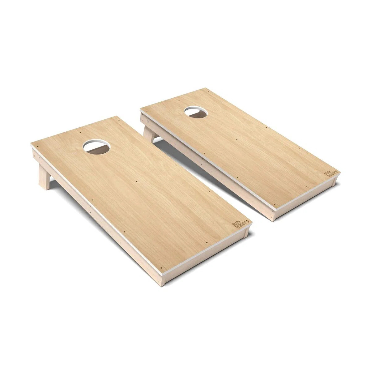 Oak Wood All-Weather Composite Cornhole Board Set | Wayfair North America