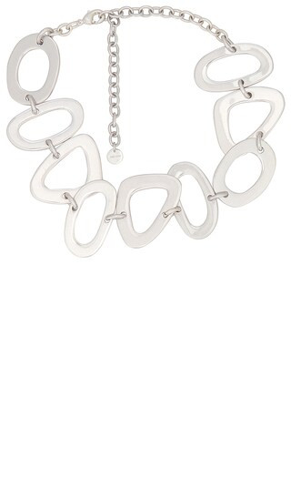 Paloma Choker in Antique Silver | Revolve Clothing (Global)