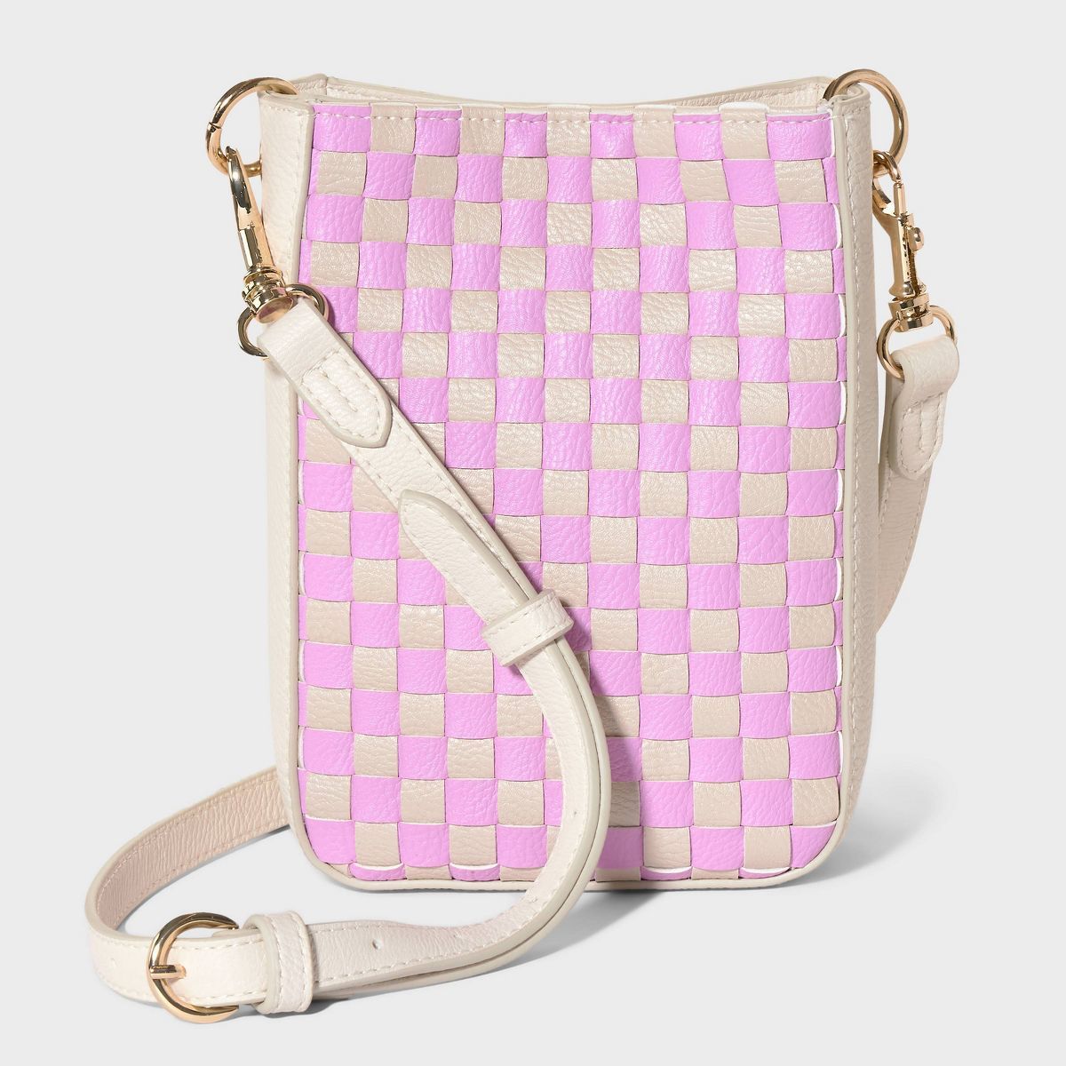 Phone Crossbody Bag - Universal Thread™ Off-White/Pink | Target