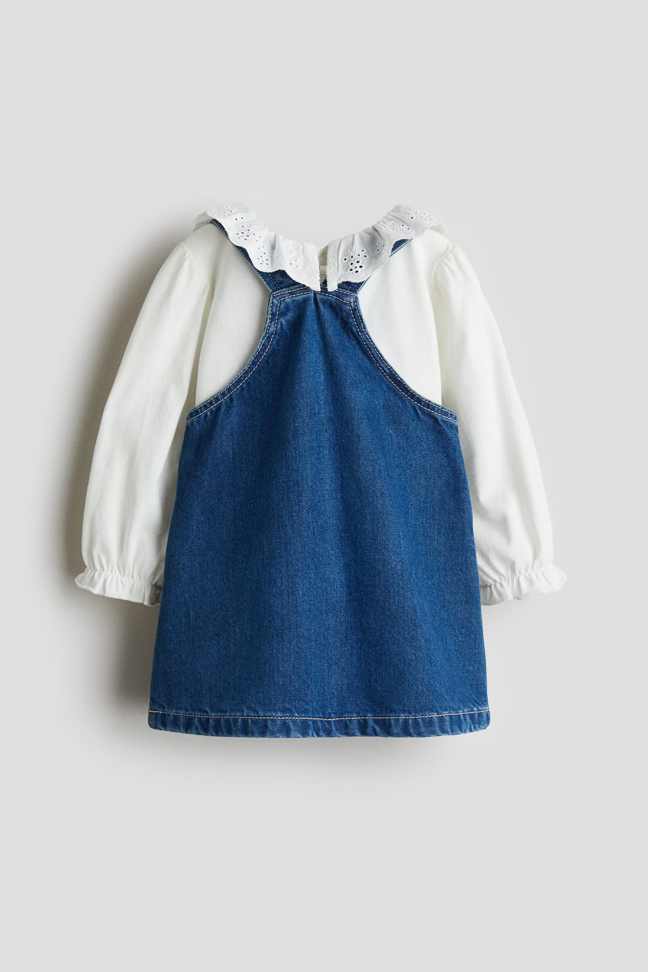 2-Piece Overall Dress and Top Set | H&M (US + CA)